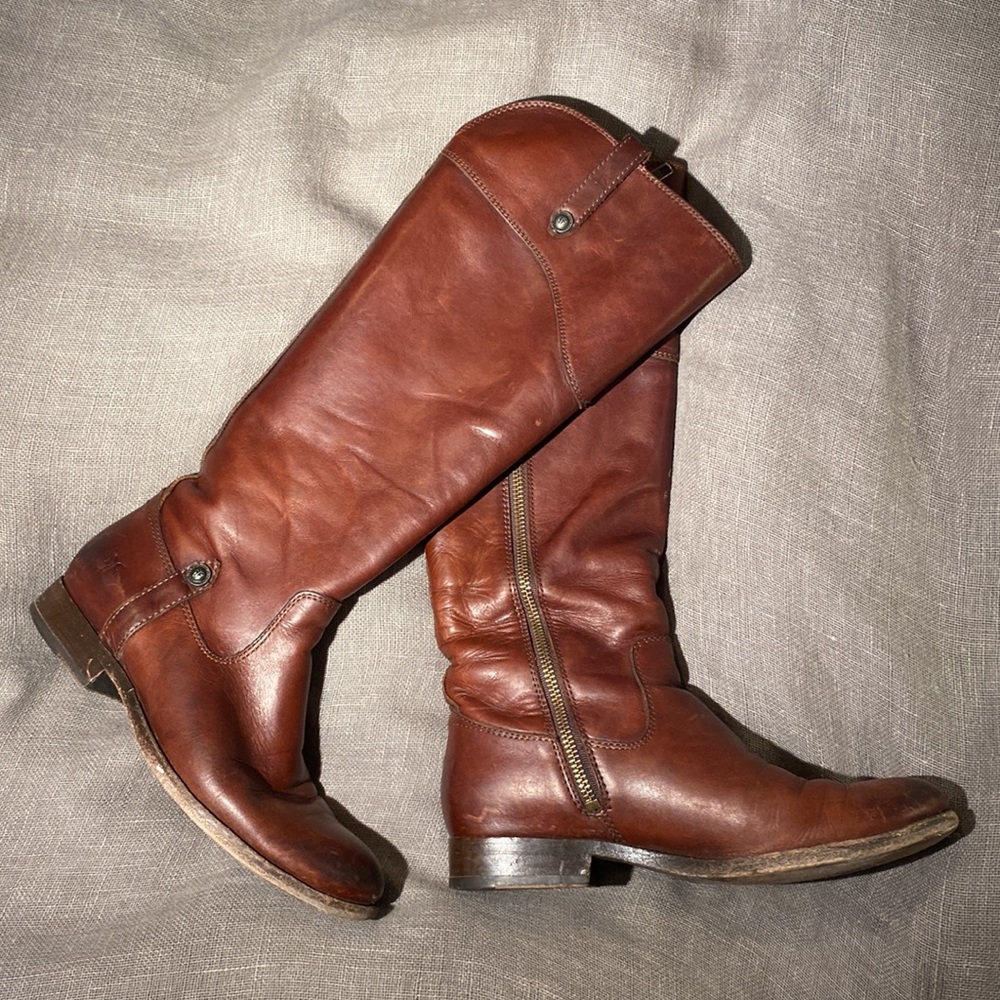 Frye Tall Leather Riding Boots